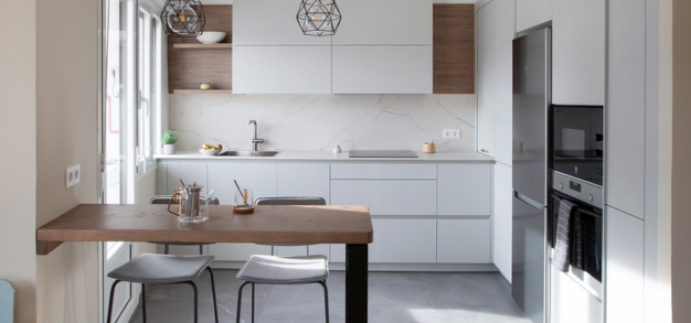 cocina abierta salon